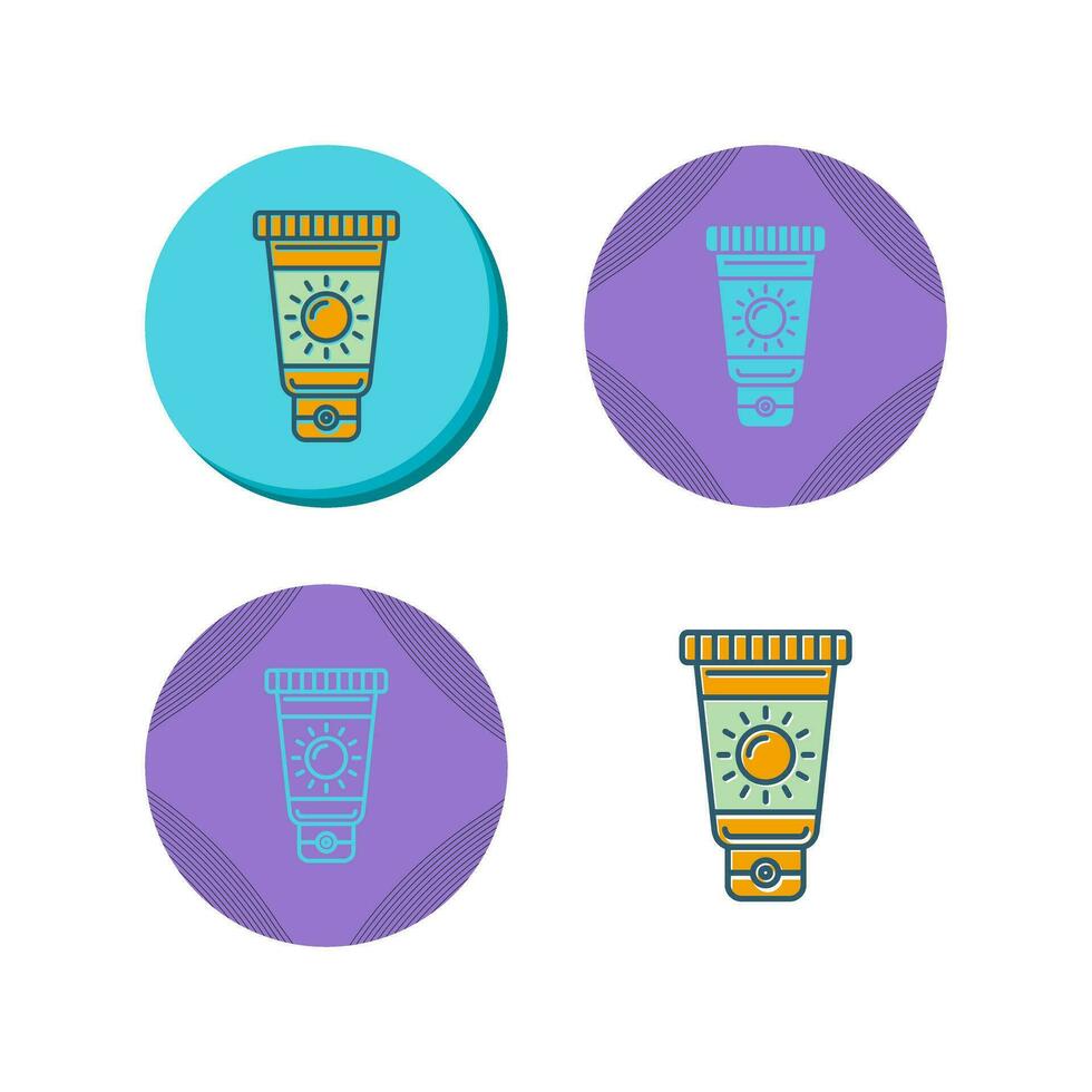 Sunscreen Vector Icon