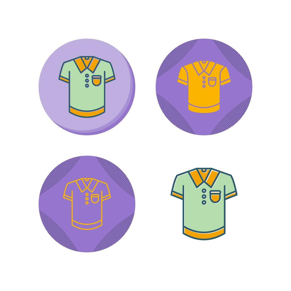 Polo Shirt Vector Icon