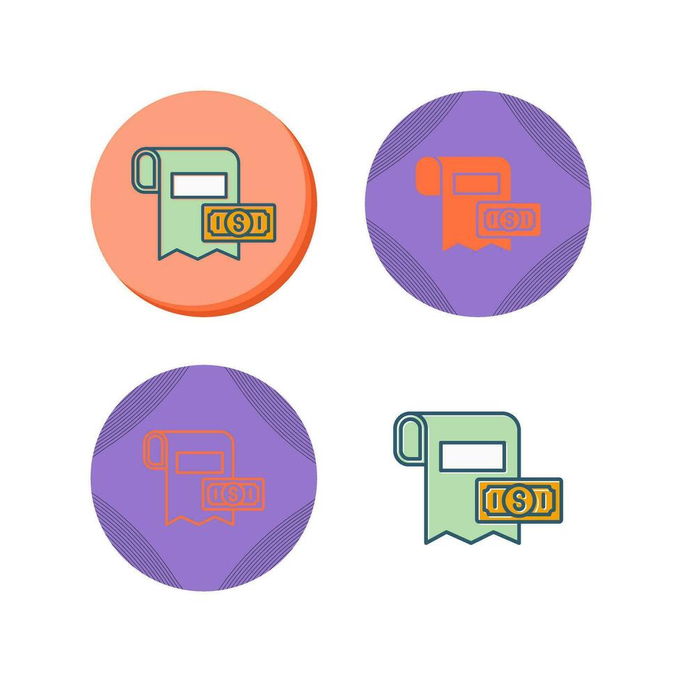 Bills Vector Icon