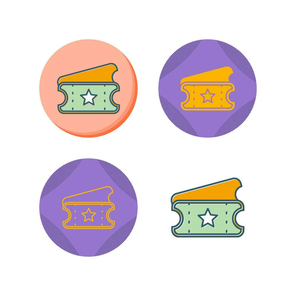 Ticket Vector Icon