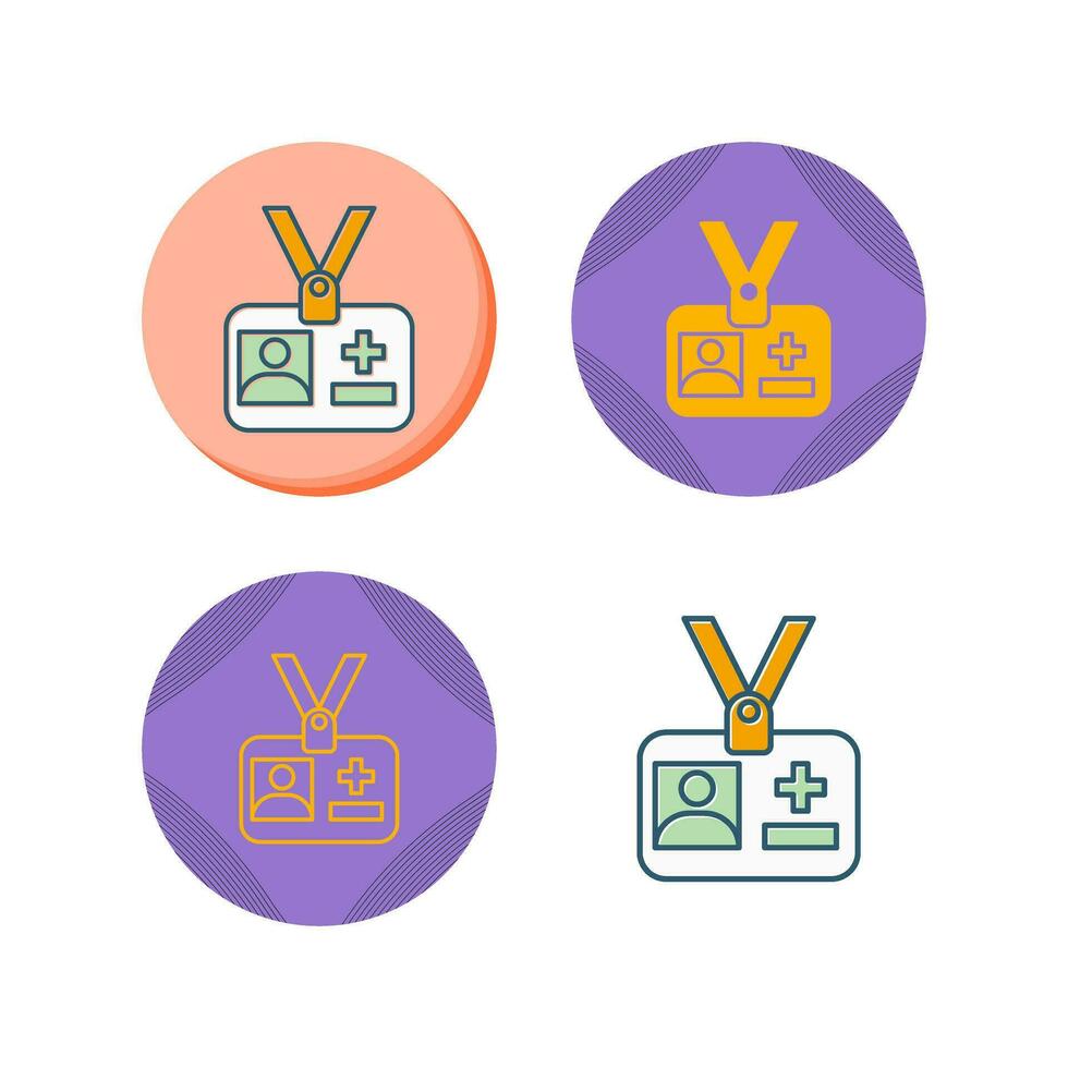 Medical Id Vector Icon