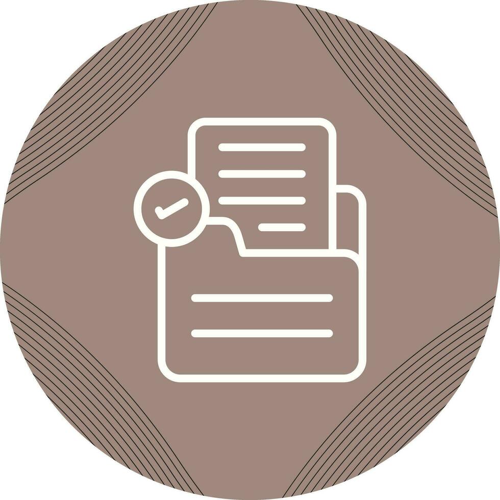 Document Check Vector Icon