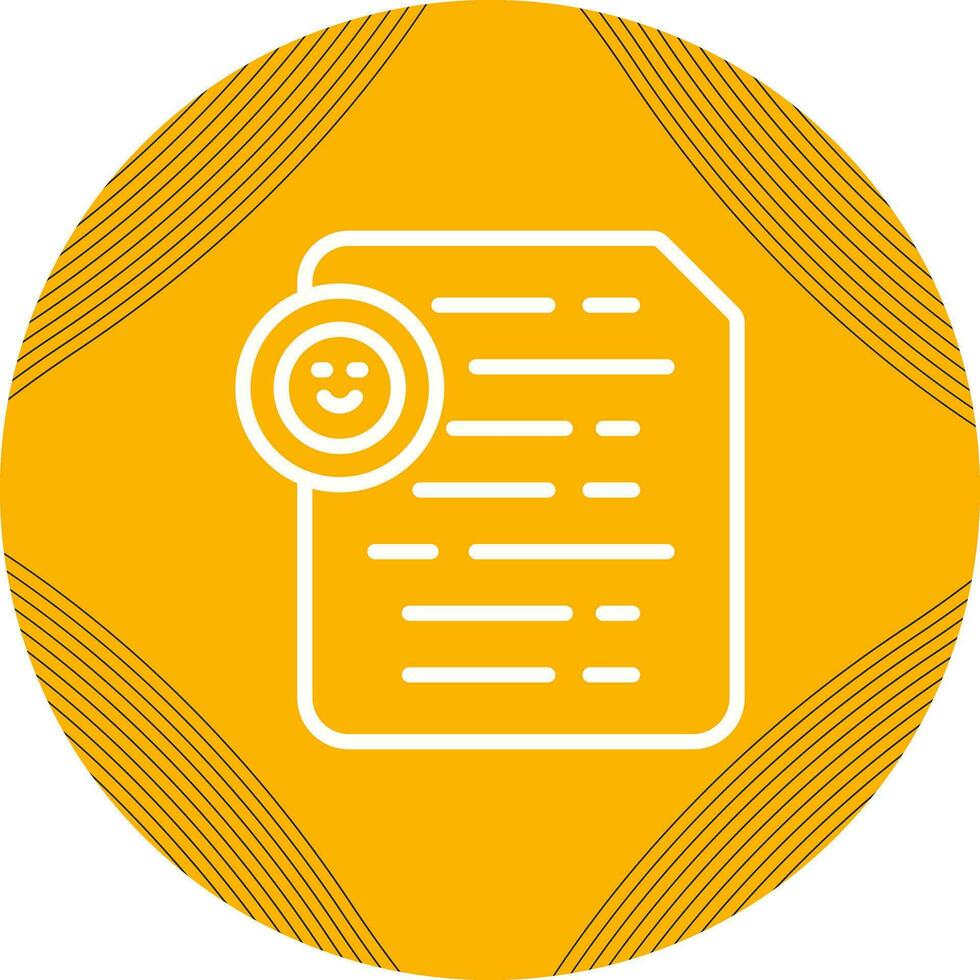 Document Insert Emoji Vector Icon