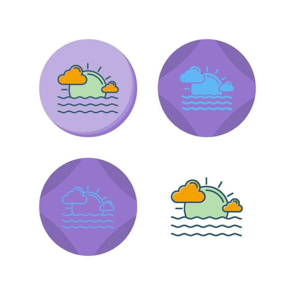 Sunset Vector Icon