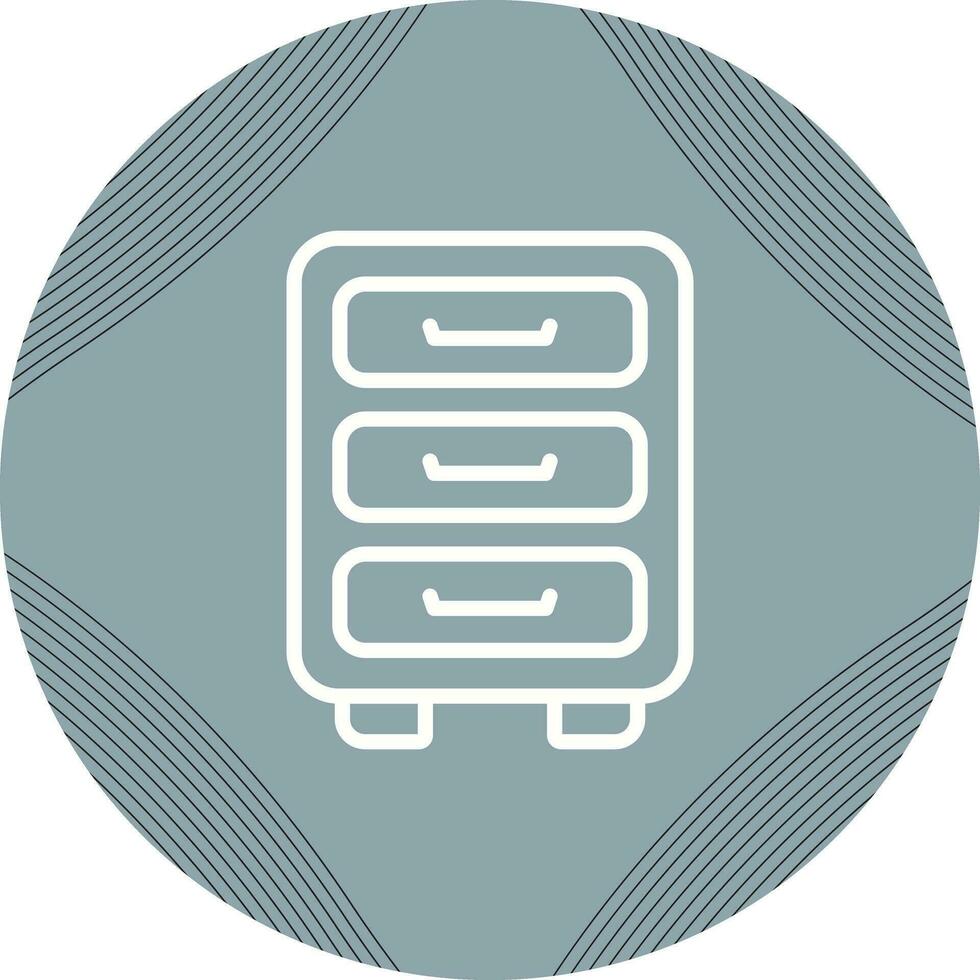 icono de vector de archivador