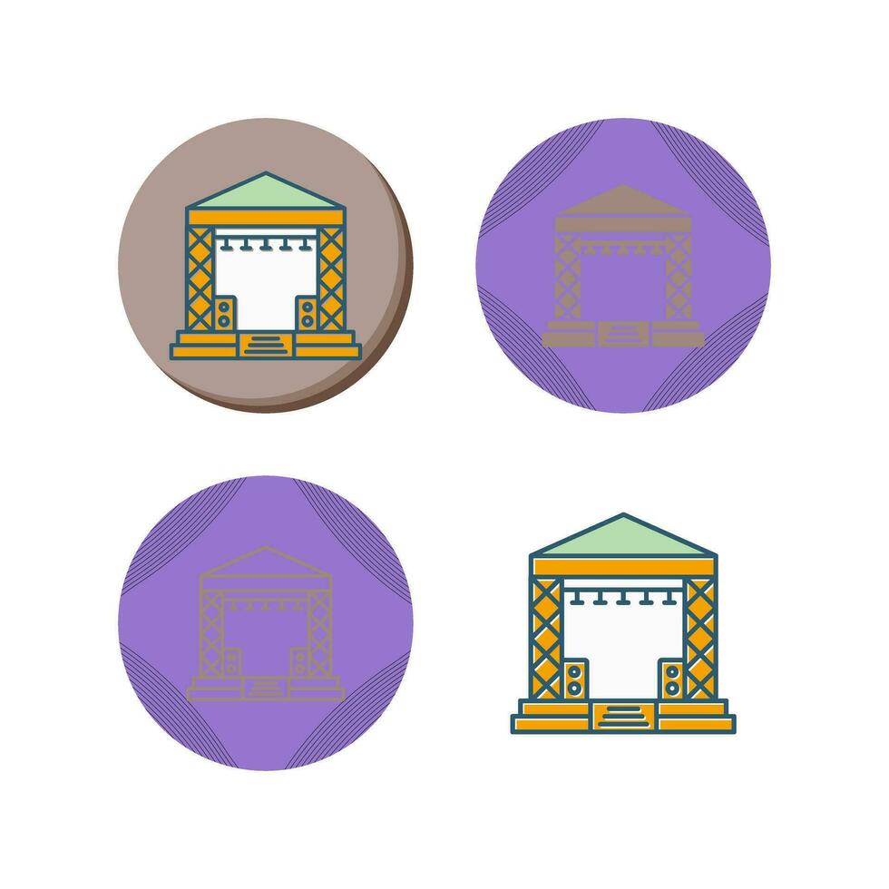 Stage Vector Icon