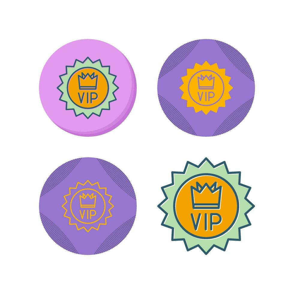 icono de vector vip