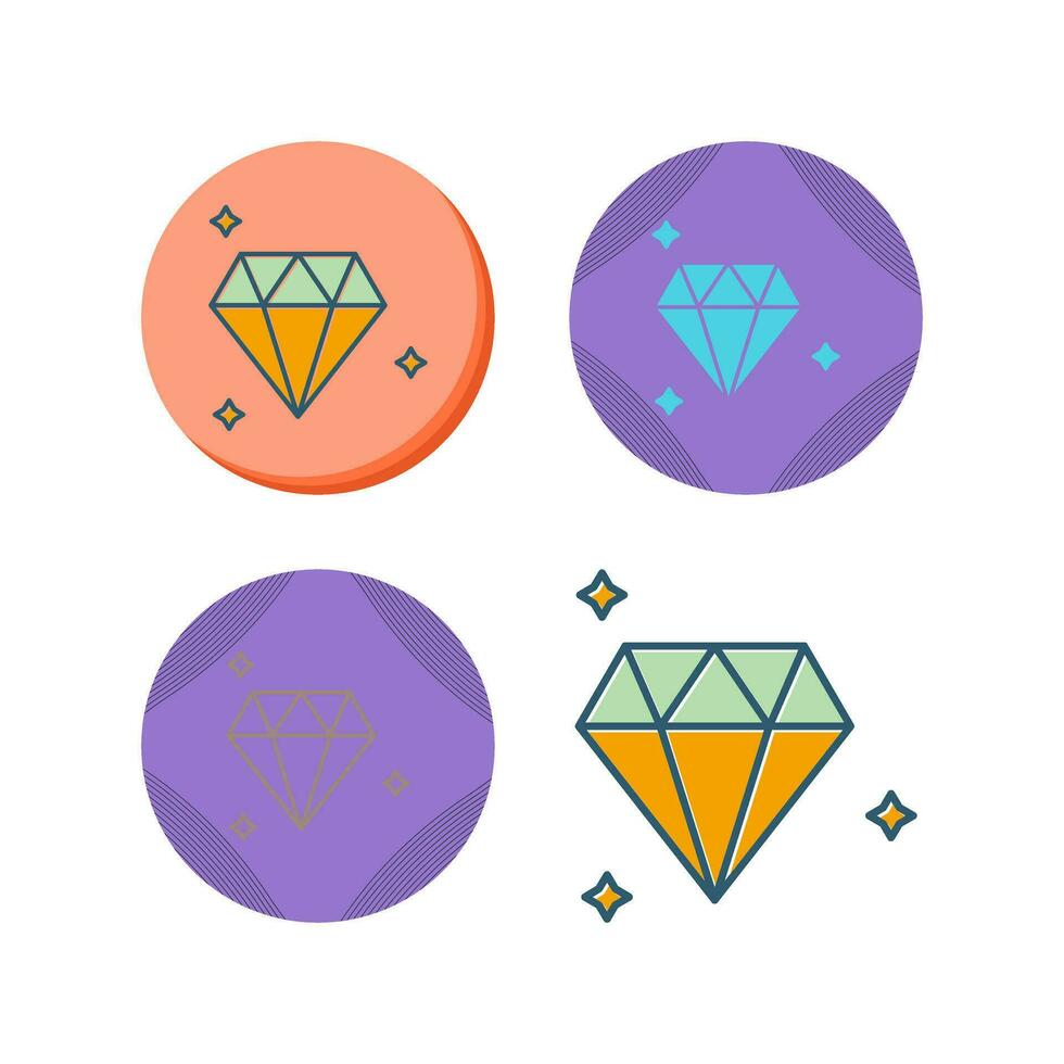 icono de vector de diamante