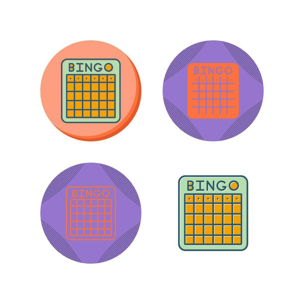 Bingo Vector Icon