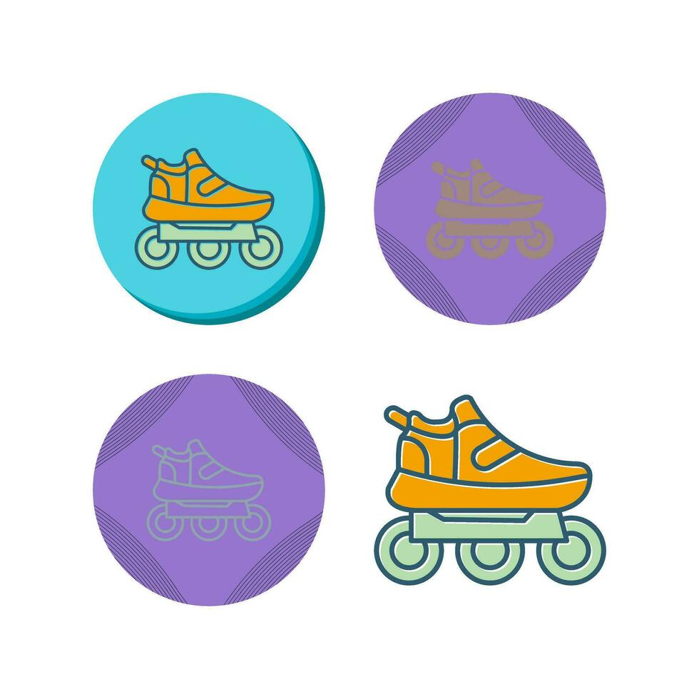 Roller Skates Vector Icon