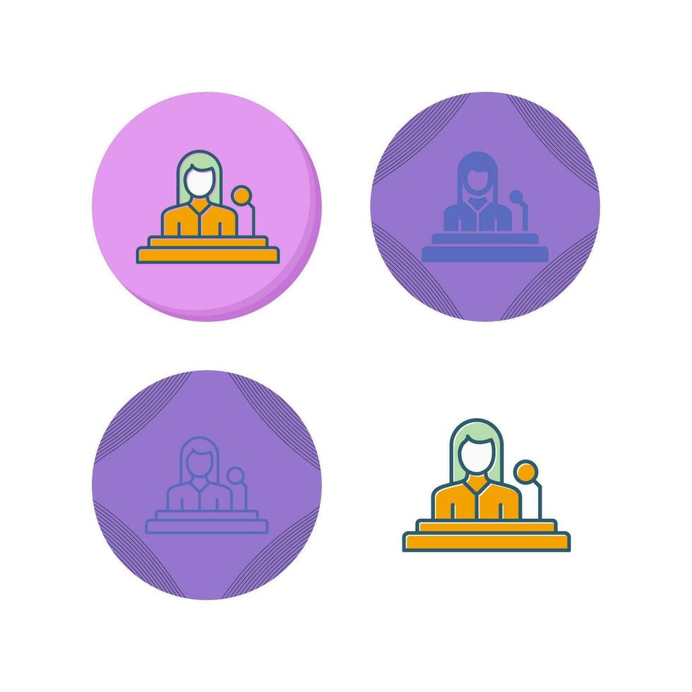 Lectern Vector Icon