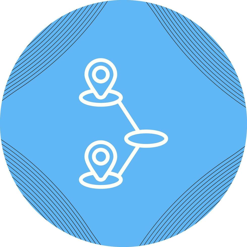 Journey Mapping Vector Icon