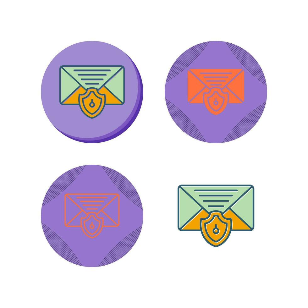 Mail Protection Vector Icon