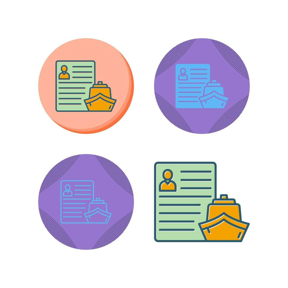 Ship Broker Vector Icon