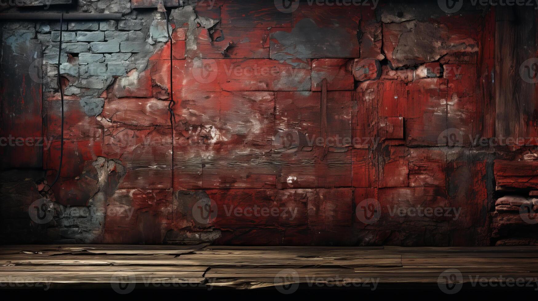 Vintage Rustic Wall Texture Aged Grunge Illustration Background photo