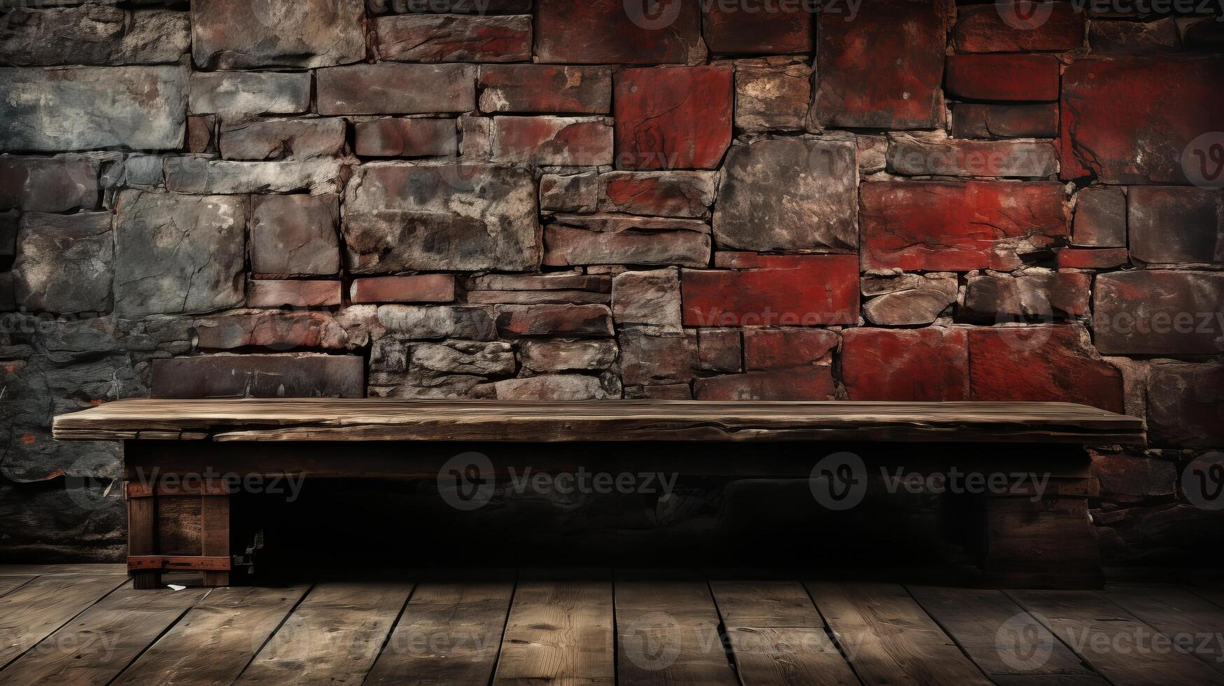 Vintage Rustic Wall Texture Aged Grunge Illustration Background photo