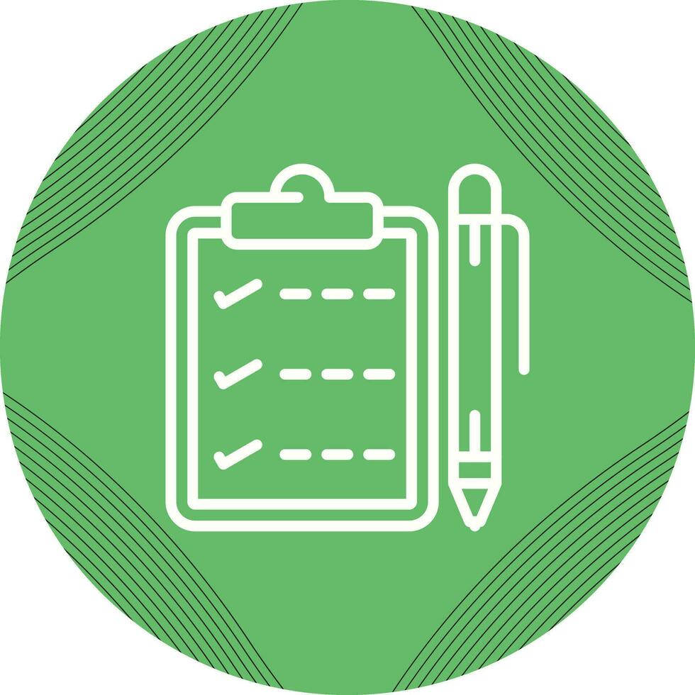 Notepad with pen Vector Icon