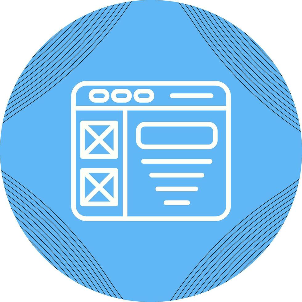 Wireframe Vector Icon