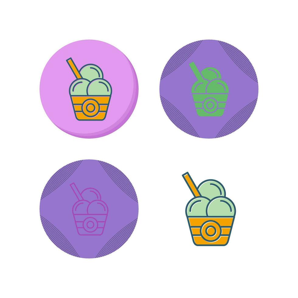 icono de vector de helado