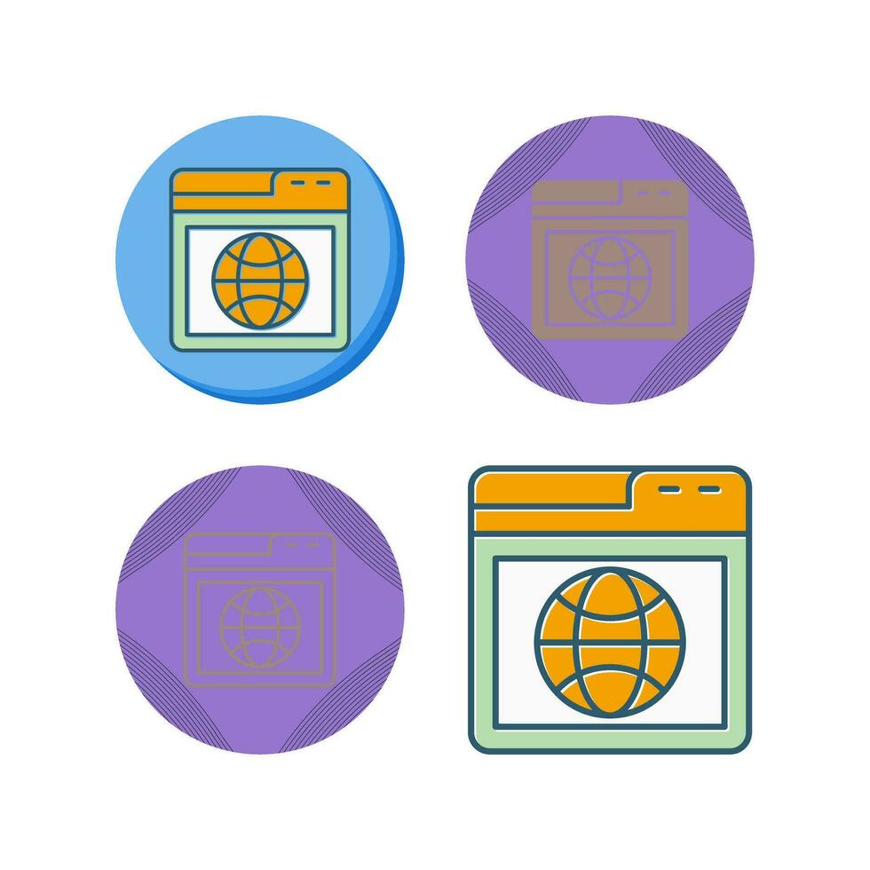 Web Browser Vector Icon