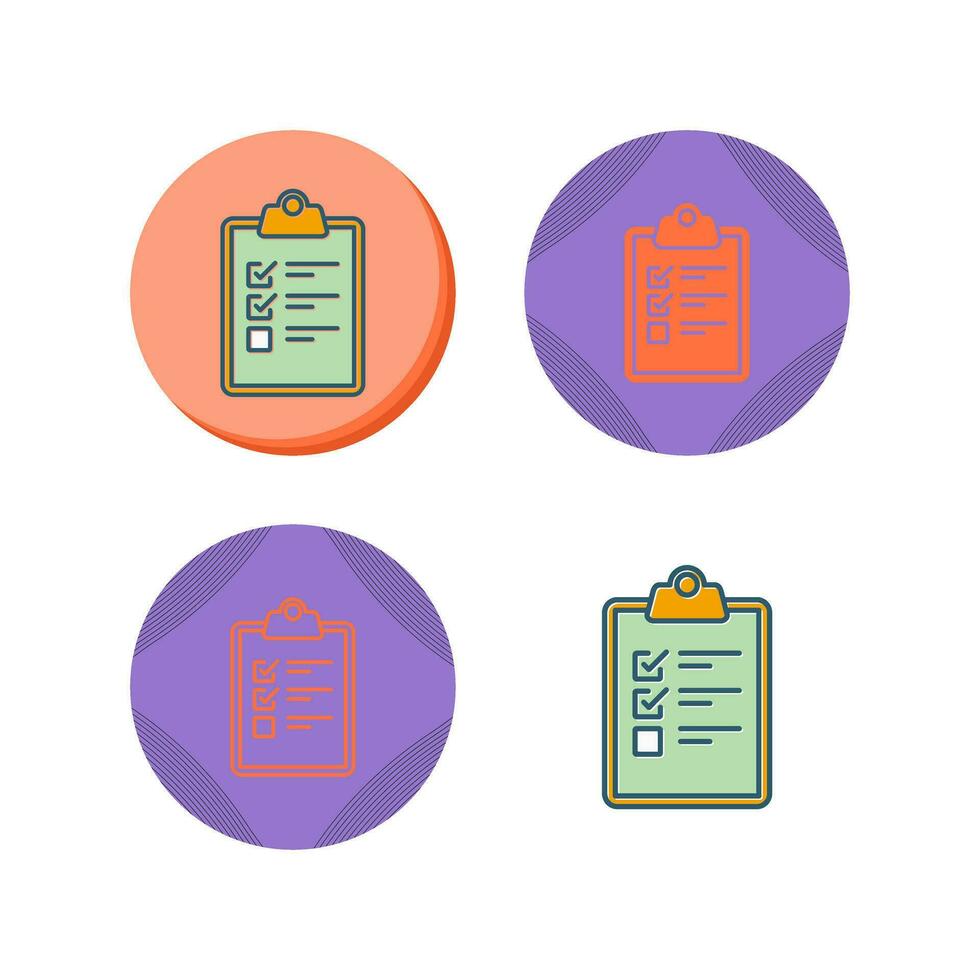 Checklist Vector Icon