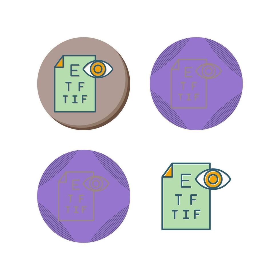 Eye Test Vector Icon