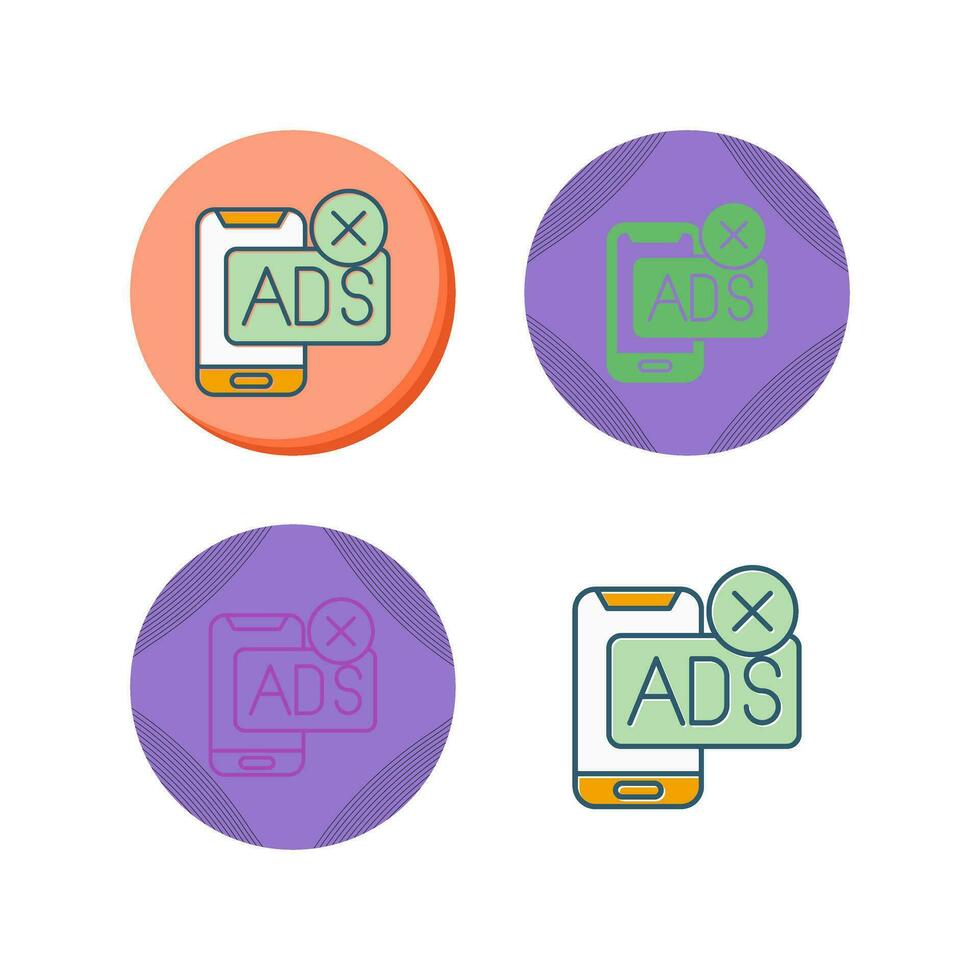 AD Block Vector Icon