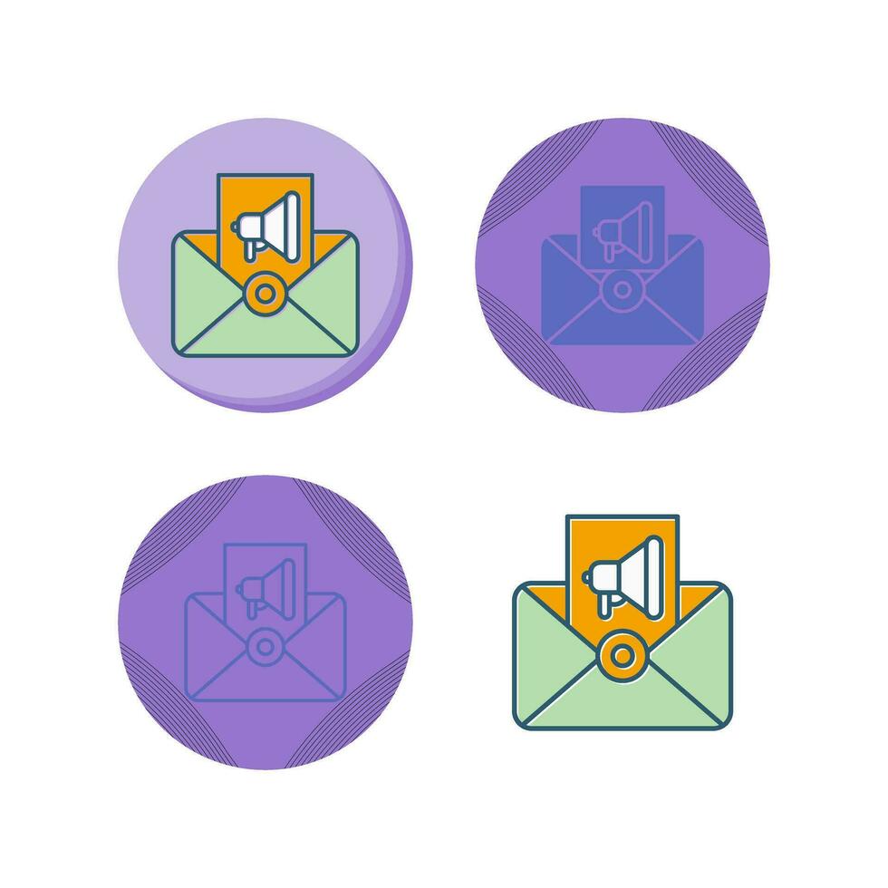 Advertising Message Vector Icon
