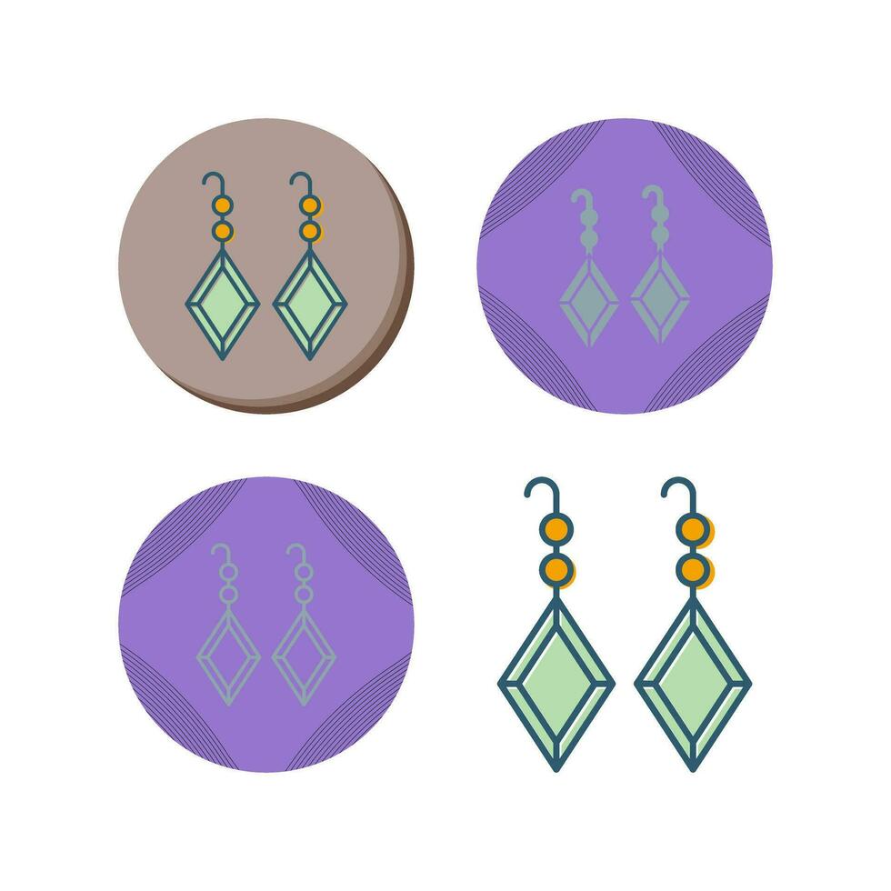 Earrings Vector Icon