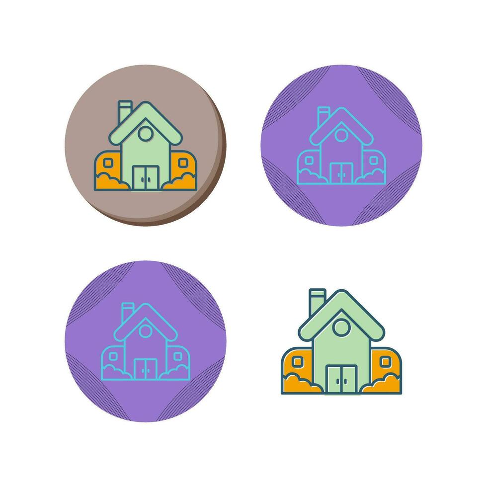 Retirement Home Vector Icon