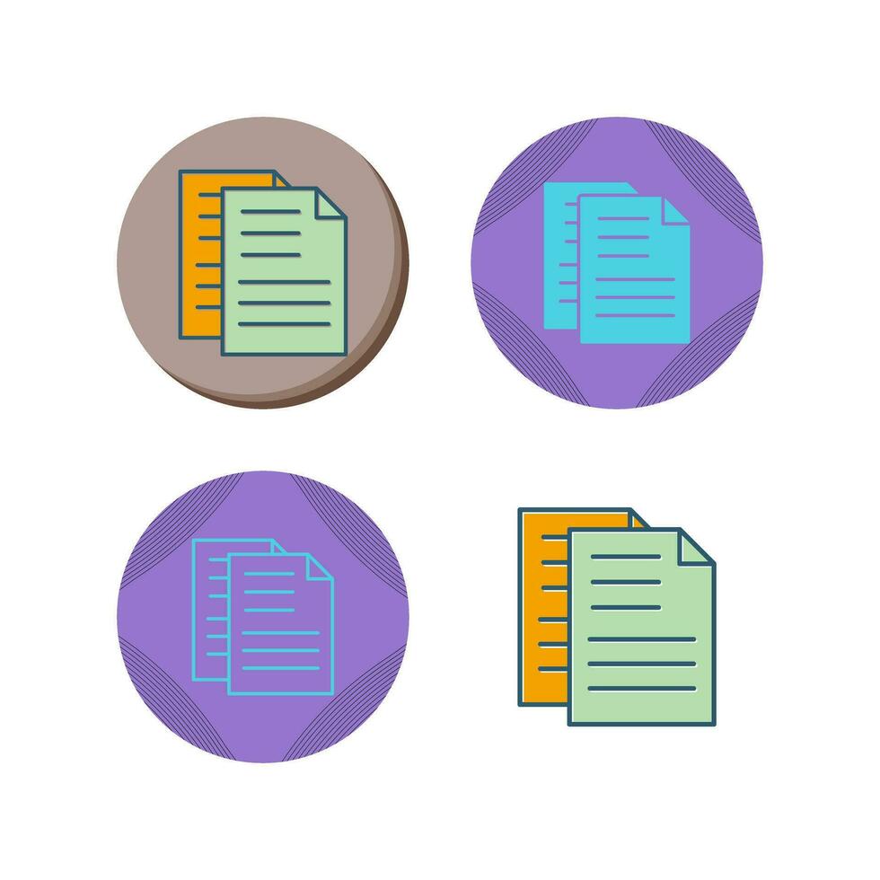 Files Vector Icon