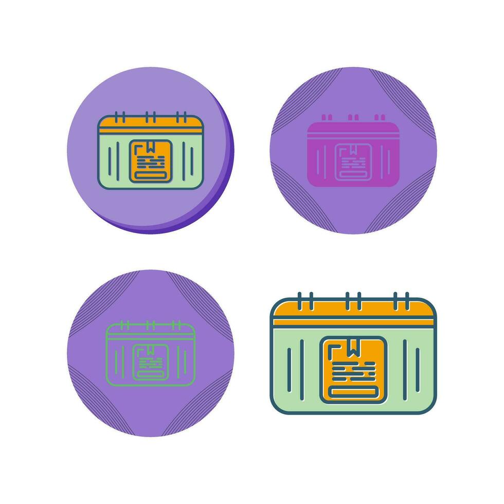 Event Logistics Vector Icon