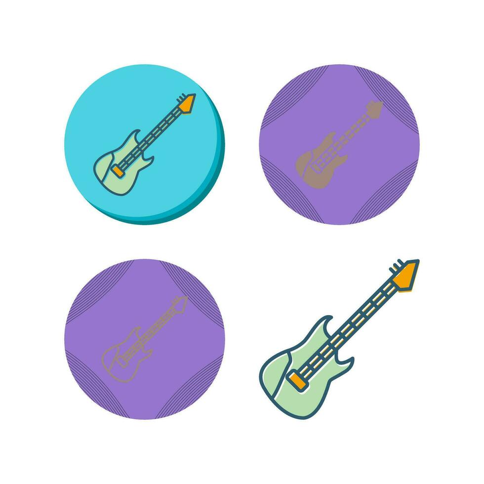 Electric Guitar Vector Icon