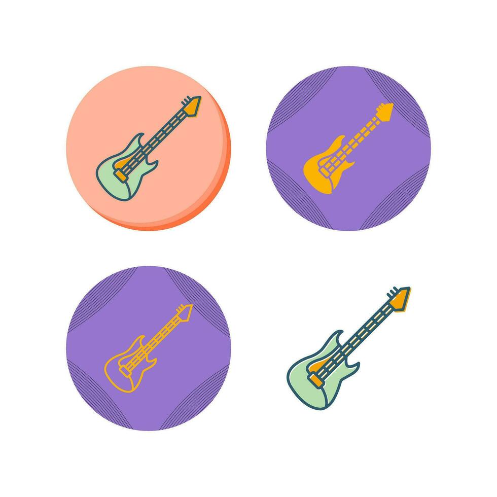 Electric Guitar Vector Icon
