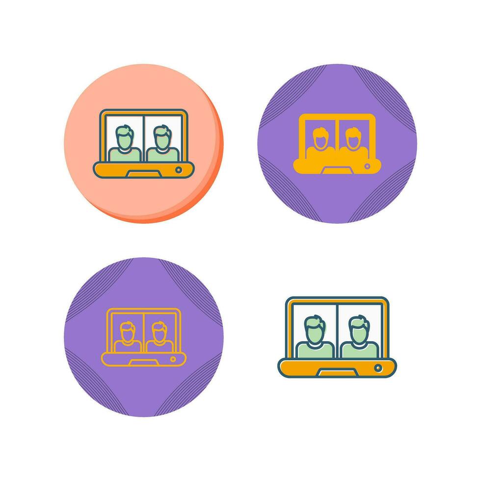 Online Class Vector Icon