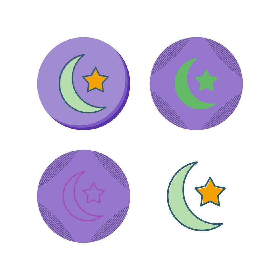 icono de vector de luna