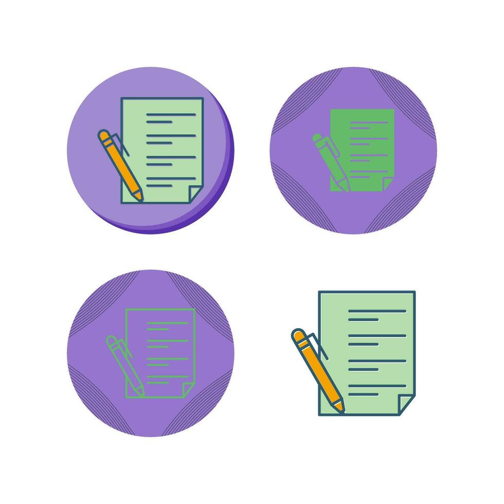 escribir icono vectorial vector