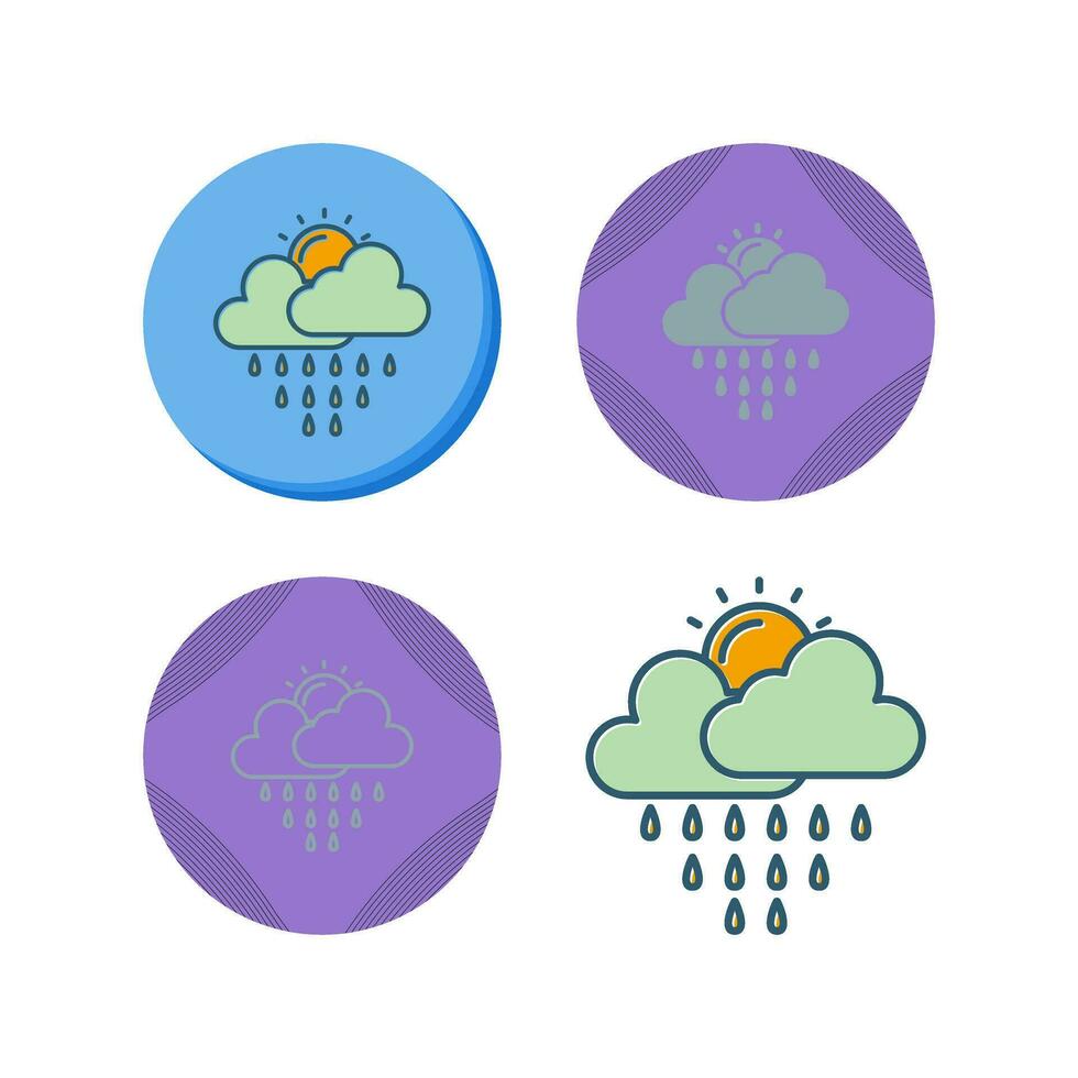 icono de vector de lluvia