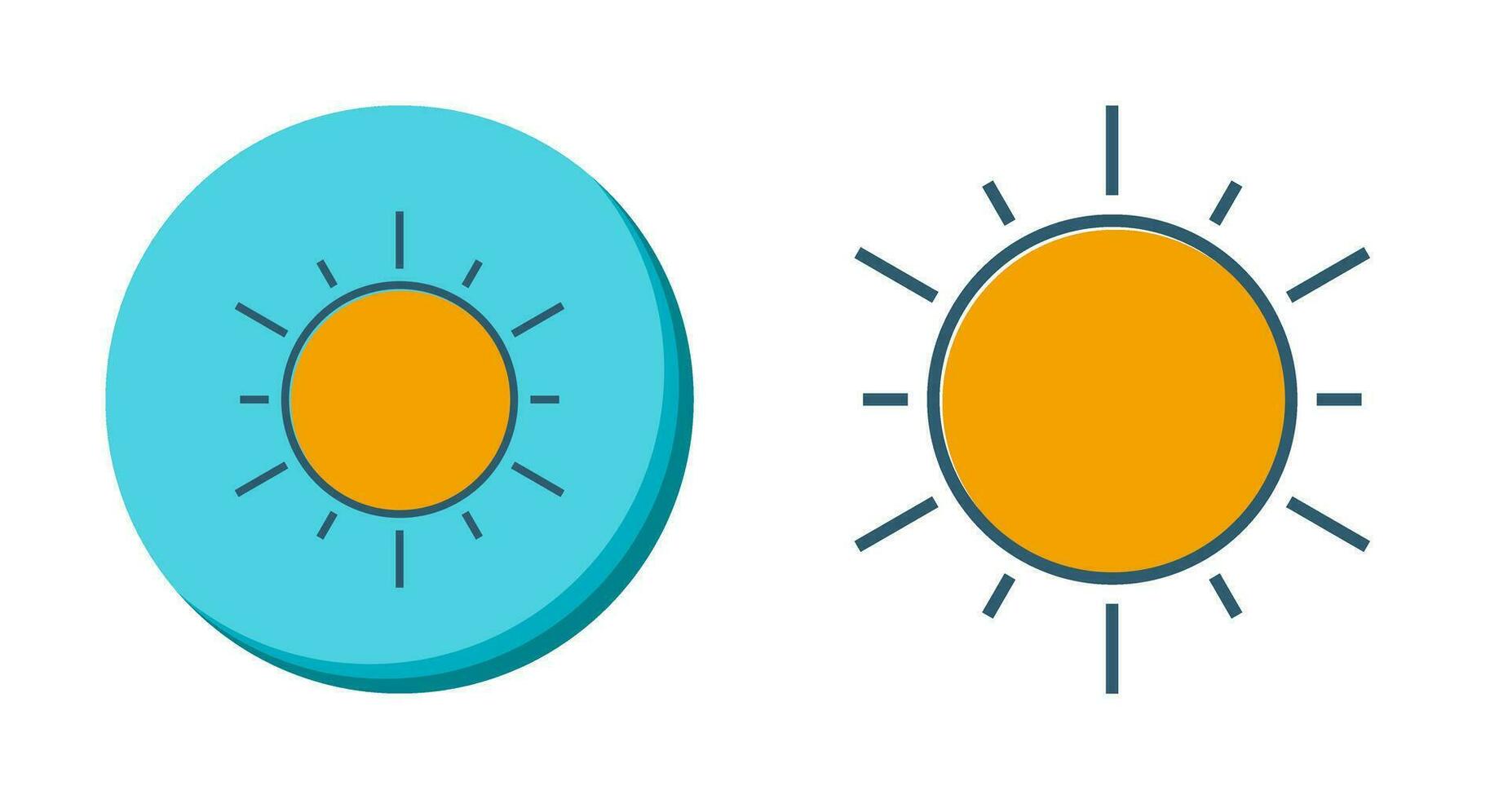 Sun Vector Icon