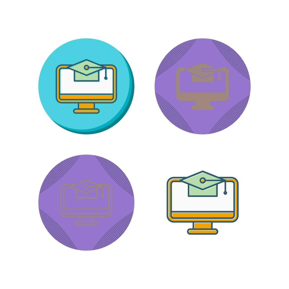 Online Education Vector Icon