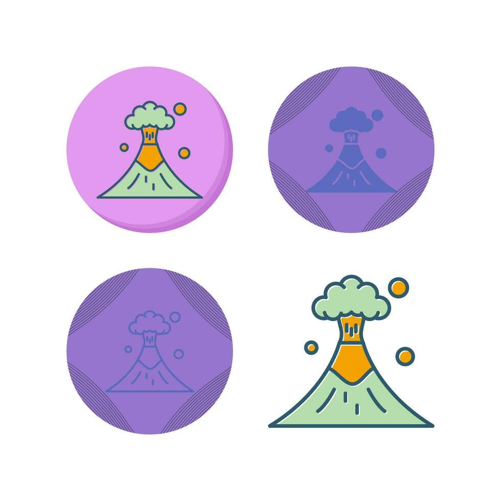 Volcano Vector Icon
