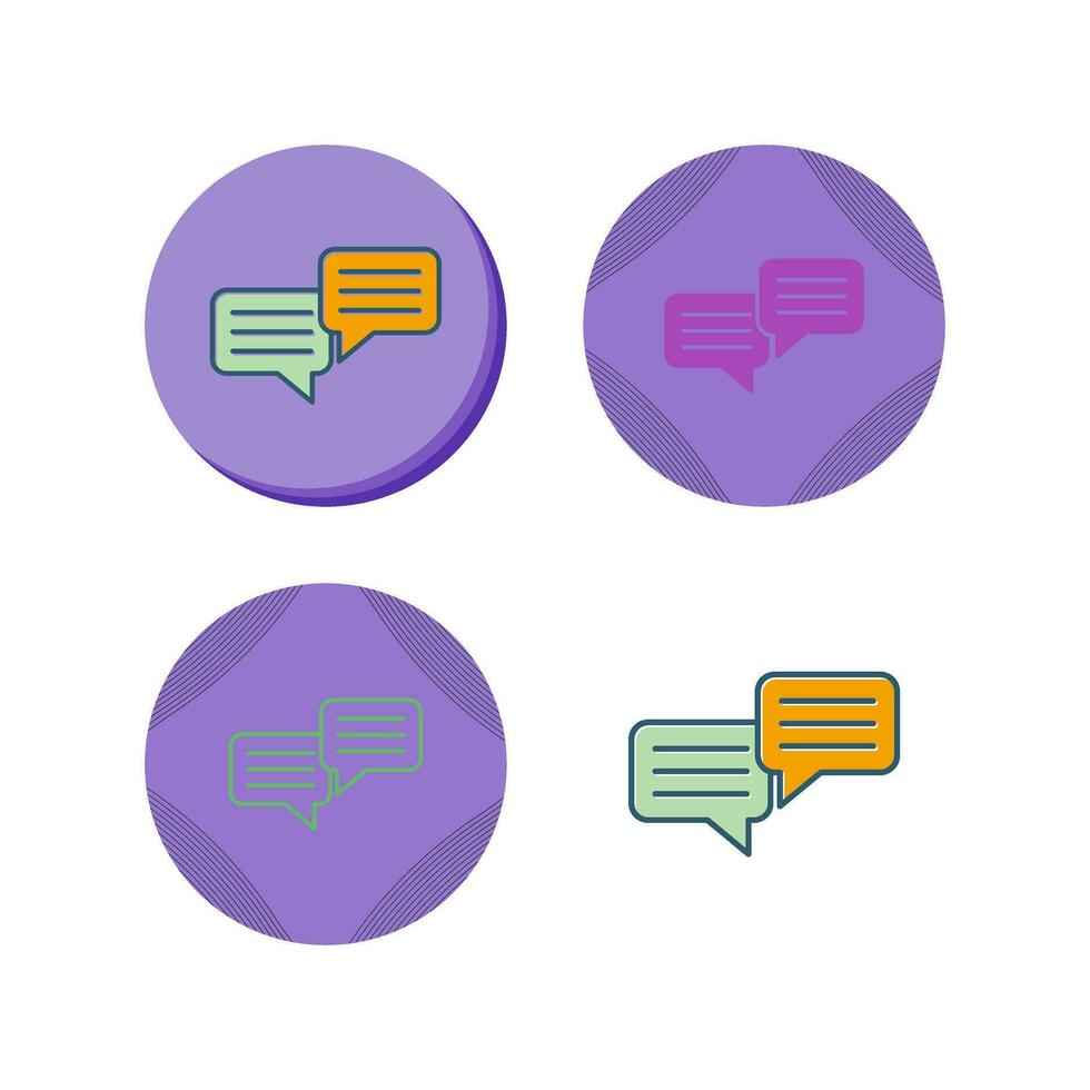 Chatting Vector Icon