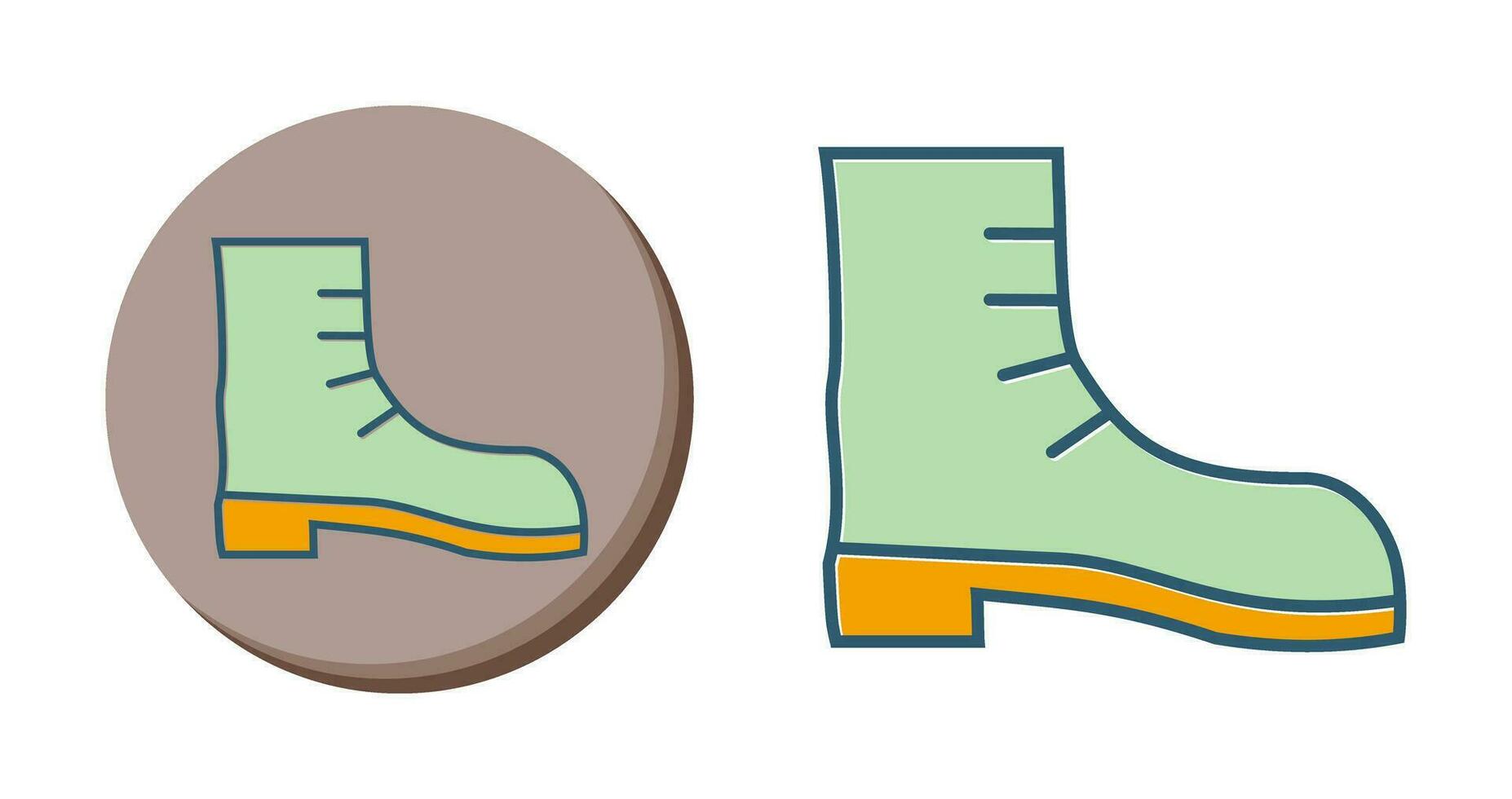Camping Boot Vector Icon