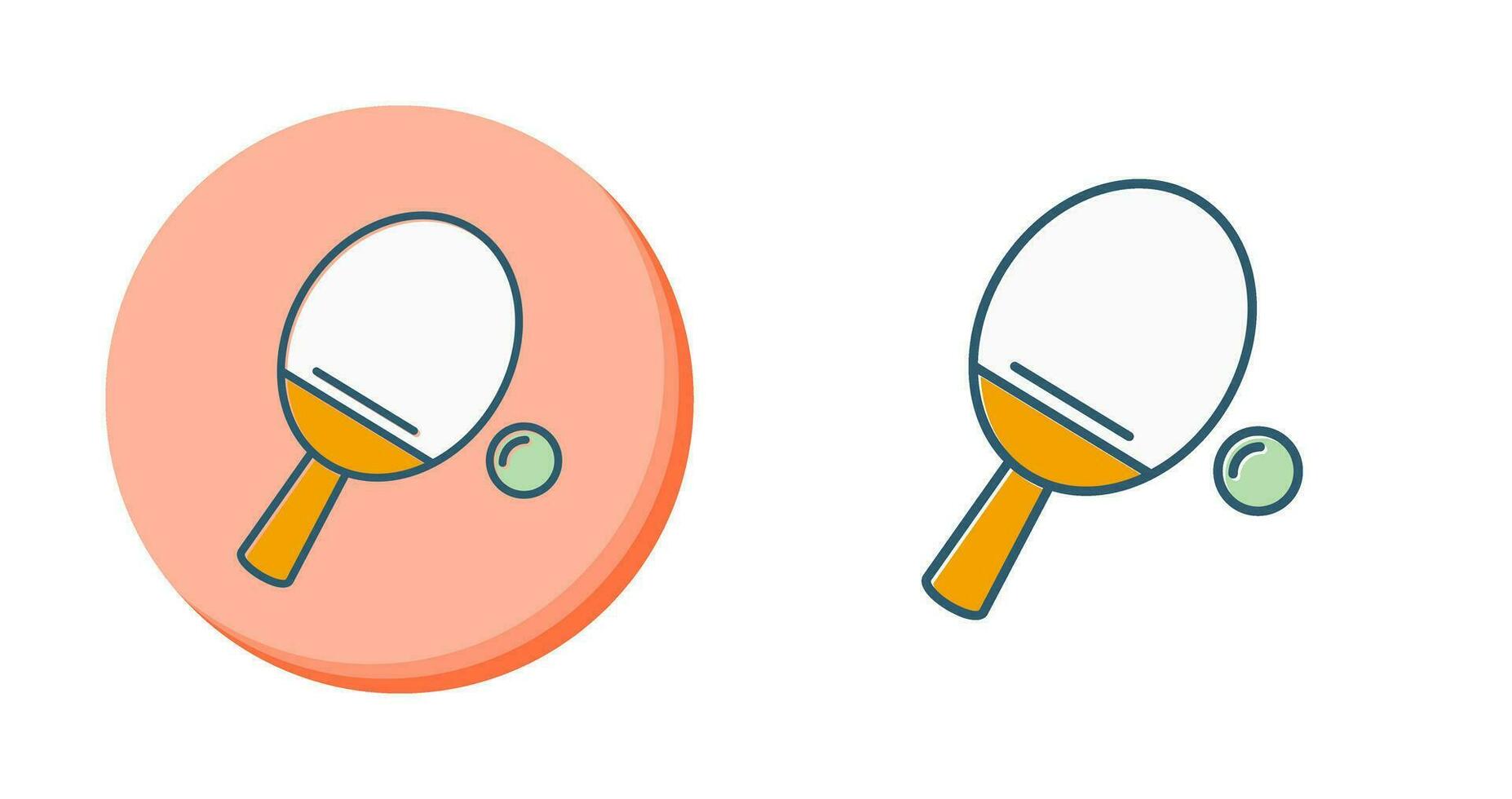 Table Tennis Vector Icon