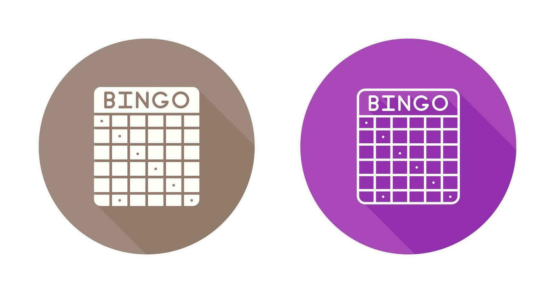 icono de vector de bingo