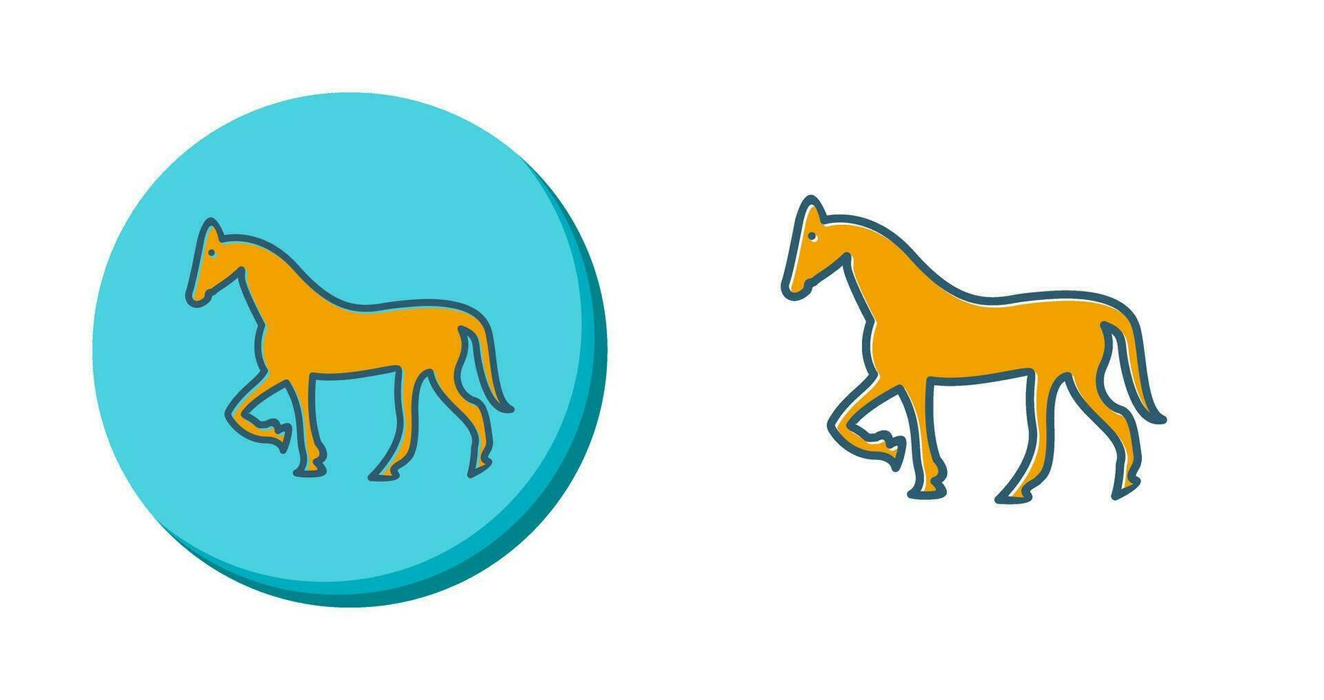 icono de vector de caballo