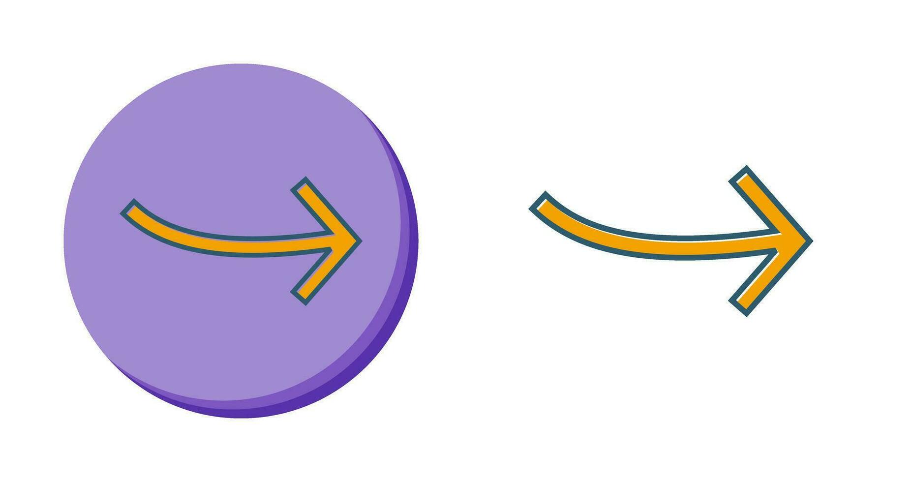 Arrow Pointing Right Vector Icon
