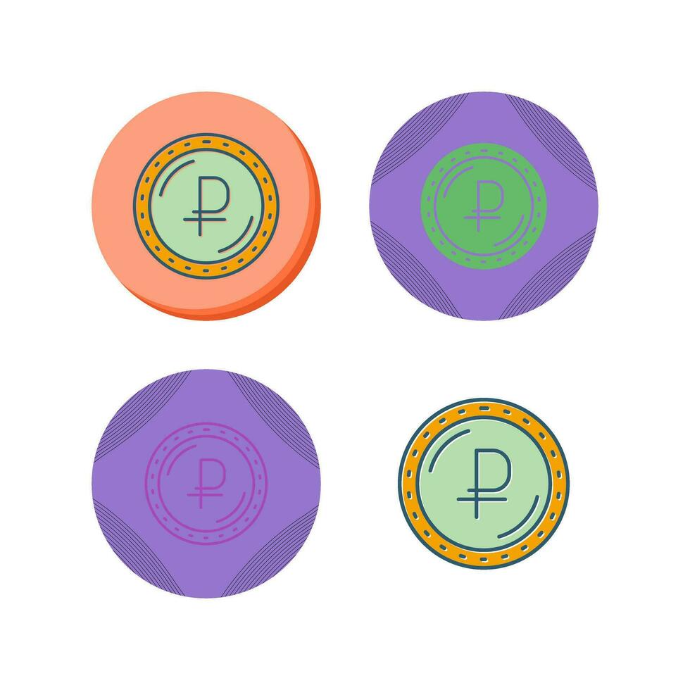 Ruble Currency Vector Icon