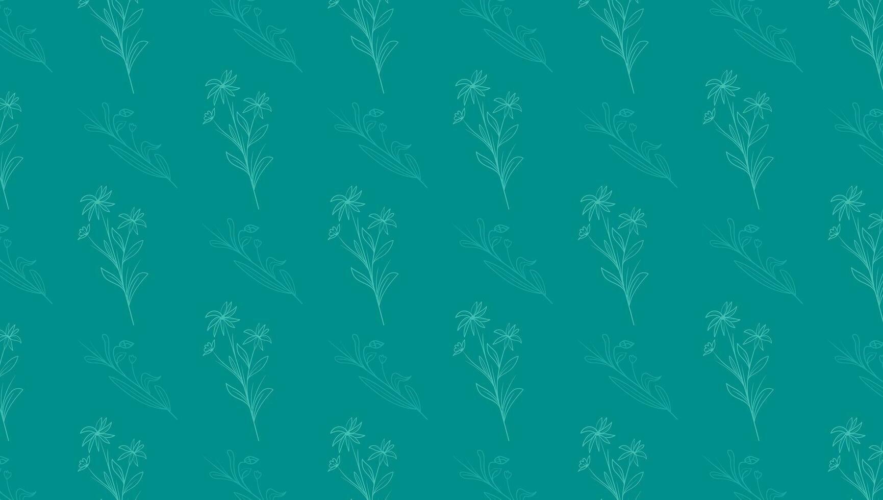 Ditsy pattern  floral seamless texture. Abstract background with simple small blue flowers, leaves. Liberty style wallpapers. Subtle ornament. Elegant repeat design for decor, fabric, print vector
