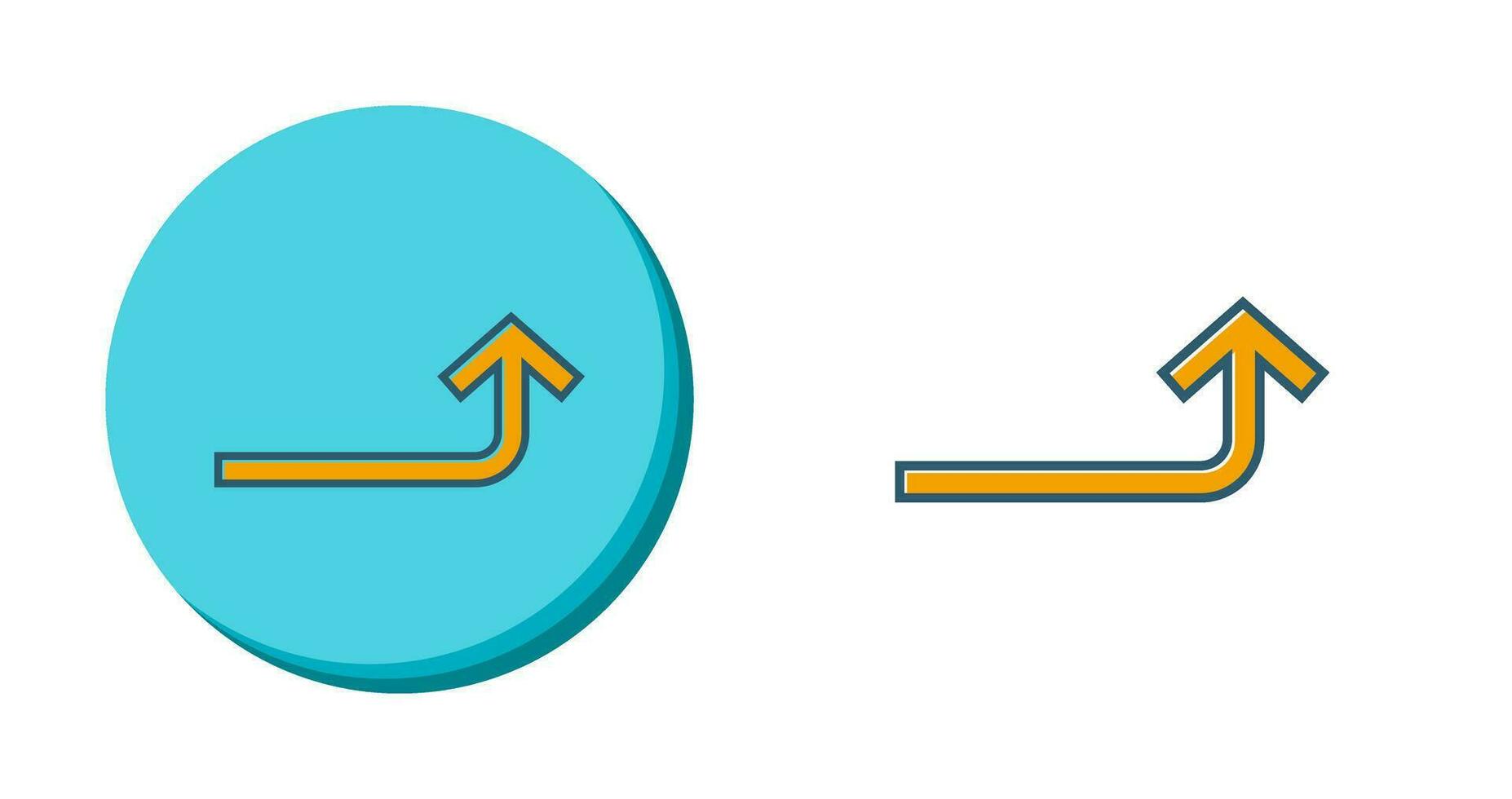 Turn Up Vector Icon